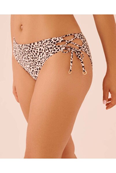 La Vie en Rose LEOPARD Cross-Tie Bikini Bottom
