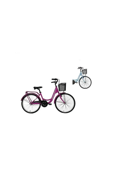 Bisan SORRENTO KADIN ŞEHİR BİSİKLETİ 36CM V 24 JANT 3 VİTES BEBE MAVİ BEYAZ