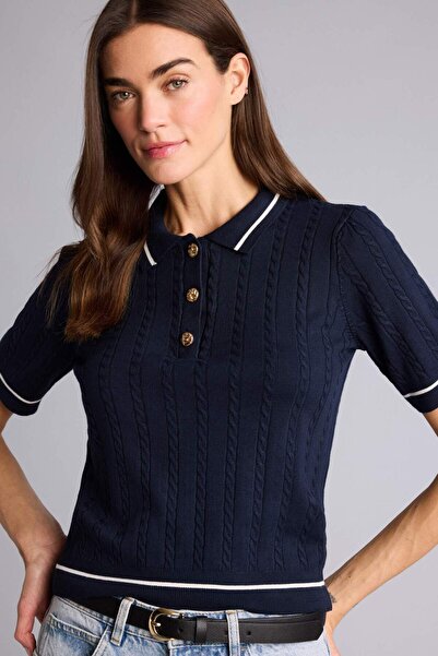 DeFacto Pulover cu guler polo, croială normală D9007AX26AU