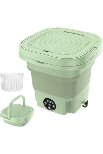 inabyte غسالة ملابس محمولة قابلة للطي سعة 9 لتر | غسالة ملابس صغيرة، غسالة وم...