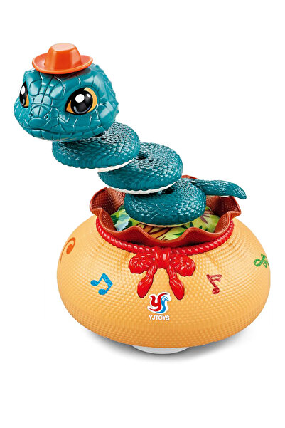 Generic لعبة ثعبان راقص مع موسيقى وأضواء - لعبة ثعبان تفاعلية للأطفال قابلة ل...