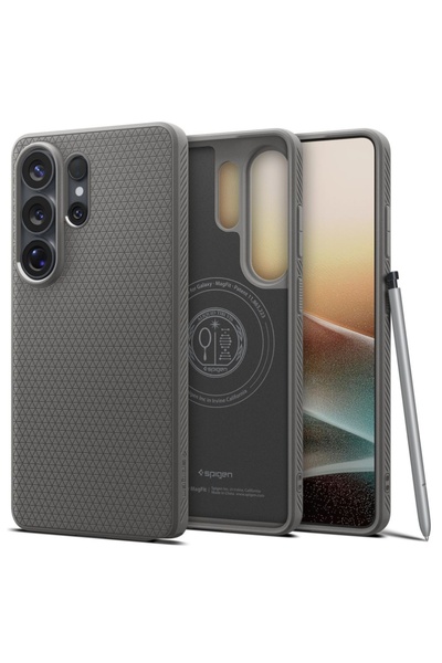 Spigen Flexible Case for Samsung Galaxy S26 Ultra, Liquid Air MagSafe, Grey