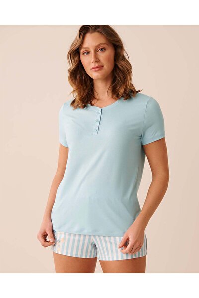 La Vie en Rose Super Soft Henley T-shirt