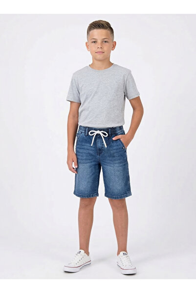 ruff Boys Denim Shorts with Drawstring Waist – Comfortable Everyday Wear