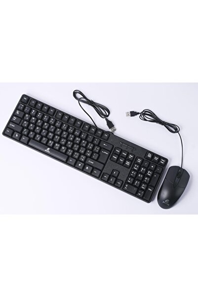 Saffron Times مجموعة لوحة مفاتيح وفأرة سلكية |   منفذ USB للتوصيل والتشغيل | ...