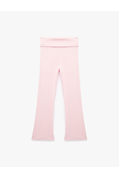 Koton Slim Fit Modal Blend Flared Trousers