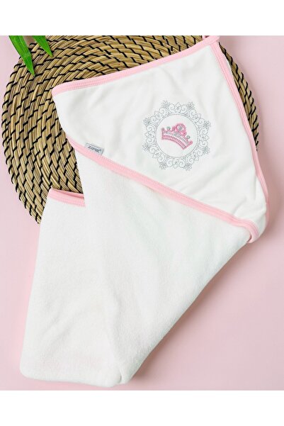Ege Bebek Crown Embroidered Prince - Princess Cotton Baby Towel L Baby Towel ...