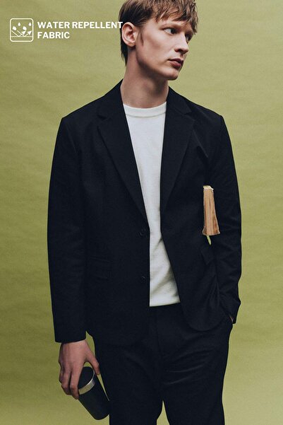 DeFacto Μοντέρνο Εφαρμοστό Μπουφάν με Σούρες F9819AX26SP