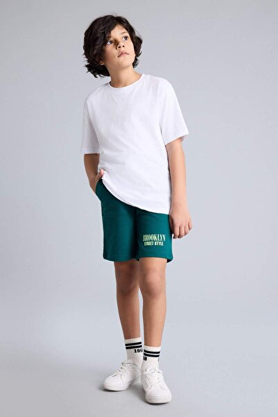 DeFacto Σορτς με στάμπα μεγάλου μεγέθους για αγόρια H2050A826SM