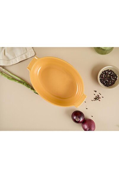 Aryıldız Elissa Oven Dish Oval 31cm Yellow