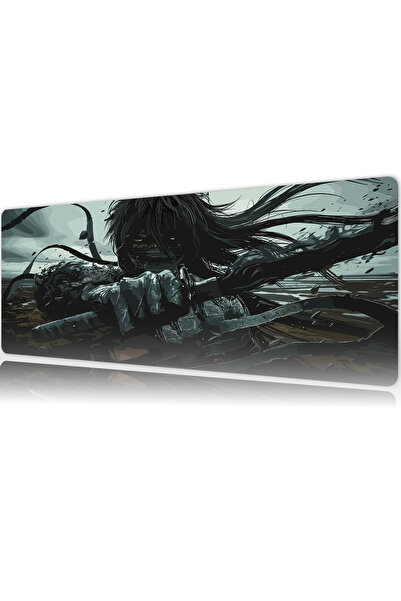 urzuva Night Hunter Gaming Oyuncu XL Mouse Pad Mousepad 80X30 cm 3Mm Dikişli ...