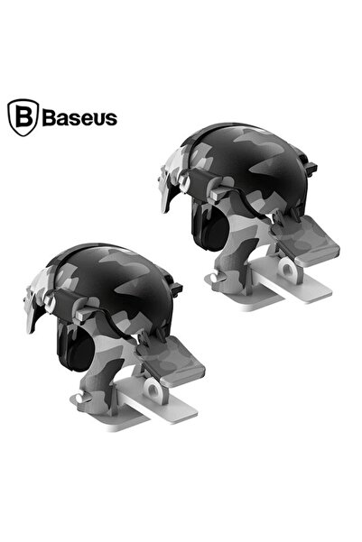 Ally Gamo GA03 Gamepad Oyun Ateşleyici / Level 3 Helmet PUBG Gadget KAMUFLAJ GRI