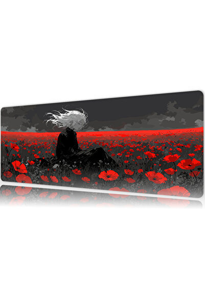urzuva Bleeding Field Gaming Oyuncu XL Mouse Pad Mousepad 80X30 cm 3Mm Dikişl...