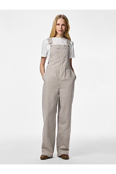 PIECES Kalhoty PCALLO s proužky