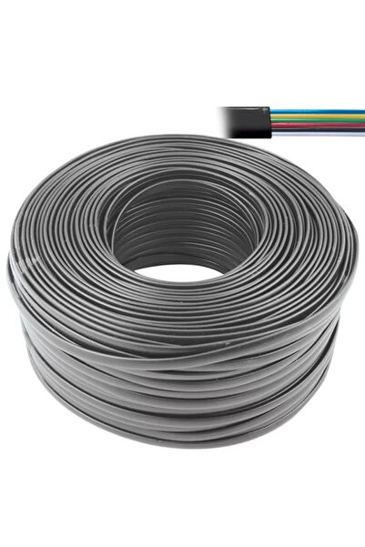 Epilons Artar 6-Piece Flat (Origin) Telephone Cable 100 Meters