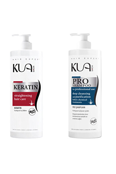 Kuasach Keratin Düzleştirici ve Pro Şampuan Derin Temizlik ve Kimyasal İşlem ...
