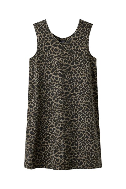 TWO SOON Rochie cu imprimeu leopard