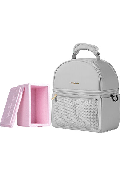 Sunveno - حقيبة غداء معزولة مع علبة حرارية - رمادي