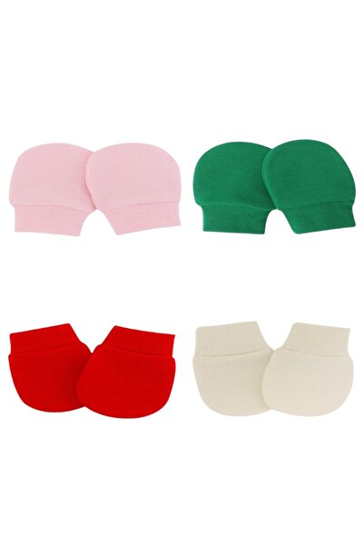 Bambimici - 4 قطع من قفازات ليتل سنجلز - من 0 أشهر إلى 6 أشهر