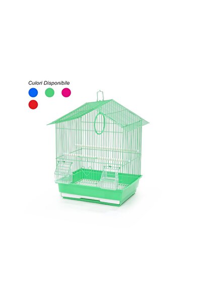 BIOTUR PET BIRD CAGE NO. 401 MIXED COLORS 34.5x28x46(h)cm