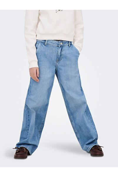 Kids Only Jeans mit weitem Bein KOGPALMA Mittlere Taille Weiter Beinschnitt J...