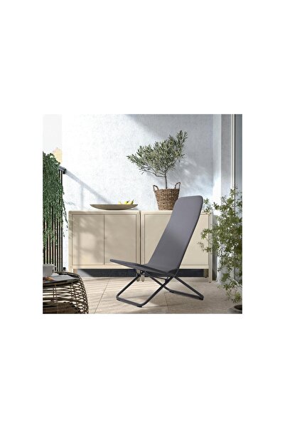 IKEA tekli bahçe koltuğu , koyu gri