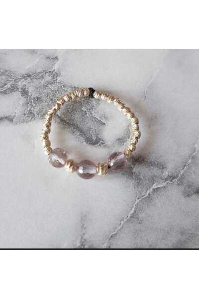 Handmade Luxury Ring with 14k gold elements