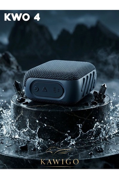 kawigo KWO 4 Taşınabilir Suya Dayanıklı Lacivert Bluetooth Hoparlör Kablosuz ...