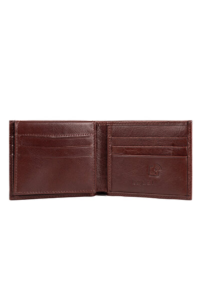 BAYDERİ Cowes Leather Card Holder Brown