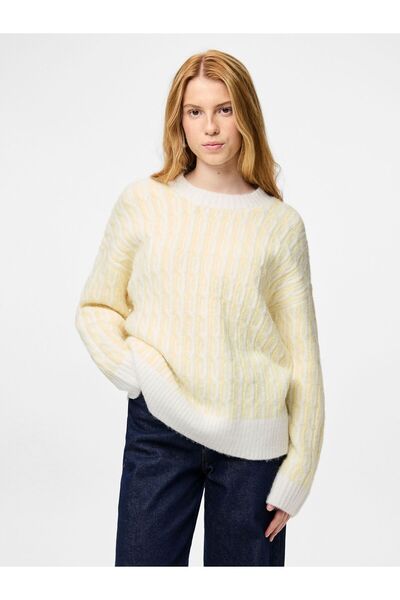 PIECES Pletený svetr PCRIGMOR OVERSIZED