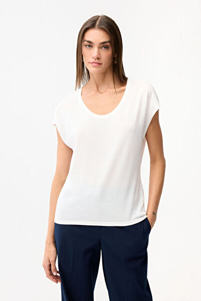 Love My Body Kısa Kol Triko Bluz