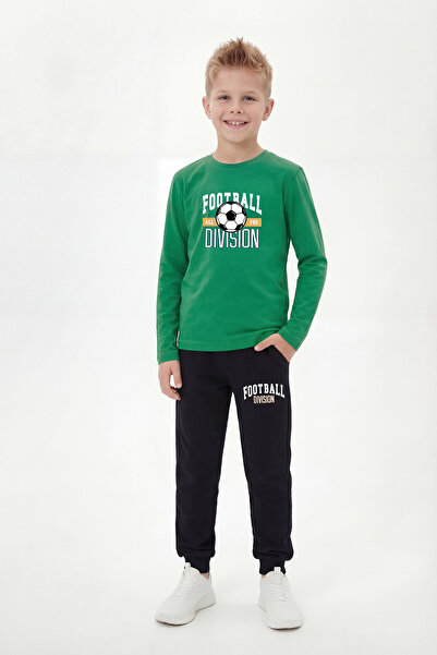 YA KO KİDS Hanorac cu guler rotund, pantaloni de trening, set de top și panta...