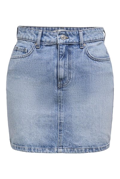 ONLY Fustă scurtă din denim stil rock ONLSTELLA