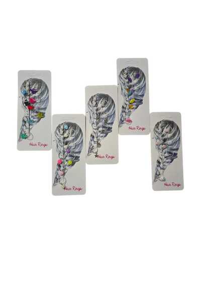 diclecollection 8 τεμάχια 5 συσκευασίες Μικτά μοντέλα Σκουλαρίκια μαλλιών Δαχ...