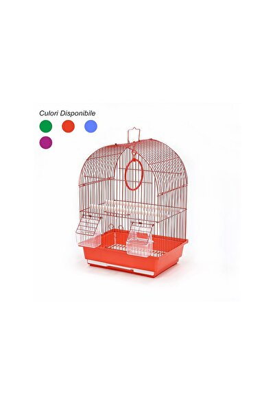 BIOTUR PET BIRD CAGE NO. 100 MIXED COLORS 29.5x22x38.5(h)cm