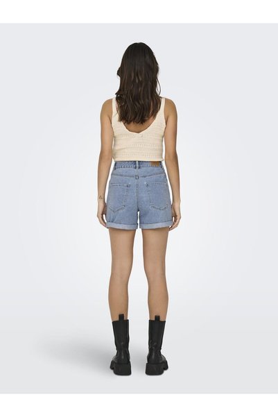 ONLY Pantaloni scurți din denim ONLVEGA, cu talie înaltă, croială normală.