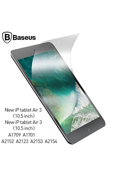 Ally آي باد برو/آير 3،10.5 بوصة، واقي شاشة شبيه بالورق، ممتص للصدمات، شفاف