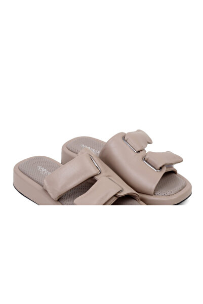 ANNASIA SHOES SALMA Papuci - Piele Bej