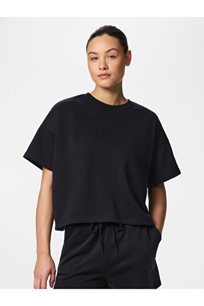 PIECES Oberteil mit kurzen Ärmeln PCCHILLI Oversize