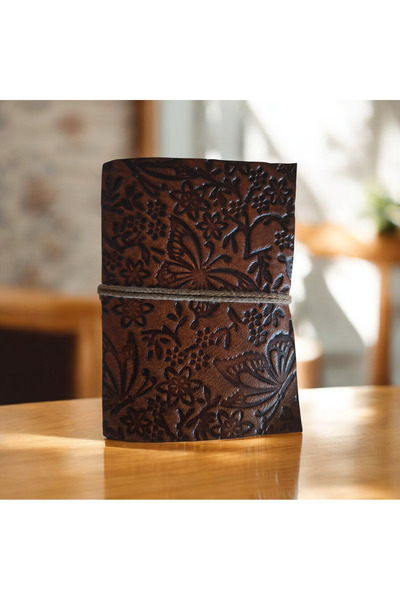 OEMS Mini Agendă din Piele (10×7.5 cm)