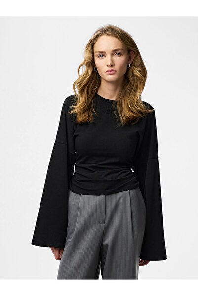 PIECES Top s dlouhými rukávy PCALLI