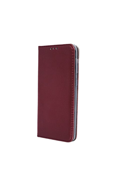 Husa Book For Xiaomi Redmi 13C Smart Magneto Burgundy