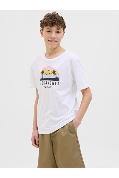Jack & Jones Junior Σετ 3 τυπωμένων μπλουζών για παιδιά