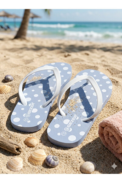 Deniz Terlik Șlapi de plajă și de mare pentru femei, cu talpă moale, anti-alu...