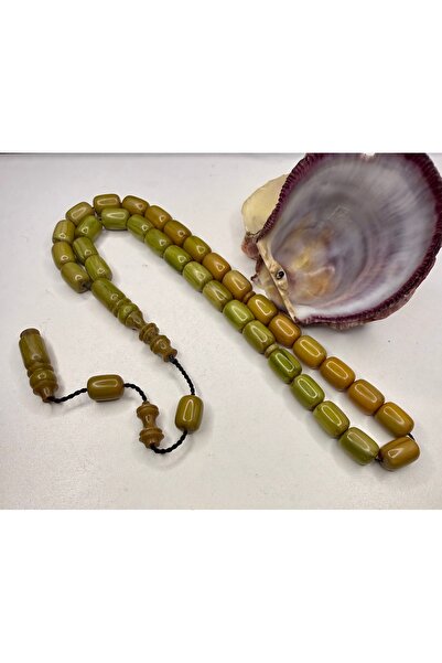 İskenderun Tesbihcilik Green Clay System Set for Praying and Reciting the Rosary