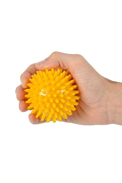 Joints Mambo Max Massage Ball - Spiky Massage Ball 8 cm Yellow - Soft Material