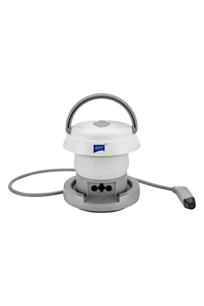 DPT Electric Shower, Portable Shower, White, Size 16*16*7.5 cm