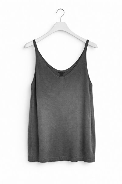 günay boutıque Gray Strappy Knitwear Athlete