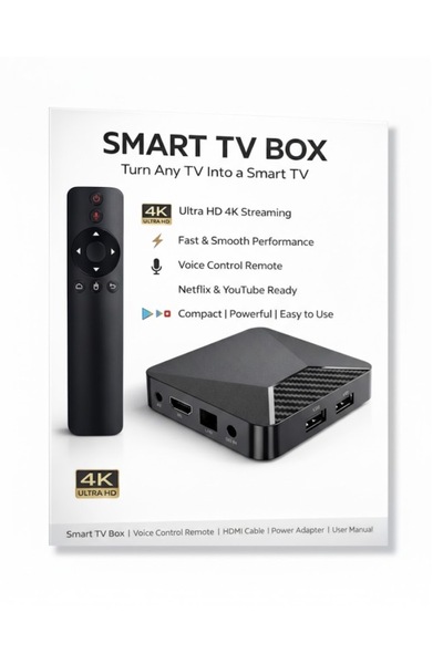 Generic Android Streaming Box – Convert TV to Smart TV with Voice Remote Control