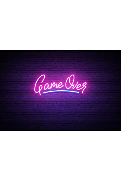 Slasa Gaming Neon Sign 40x30 cm Multicolor LED with 6mm Acrylic Base Room Decor
